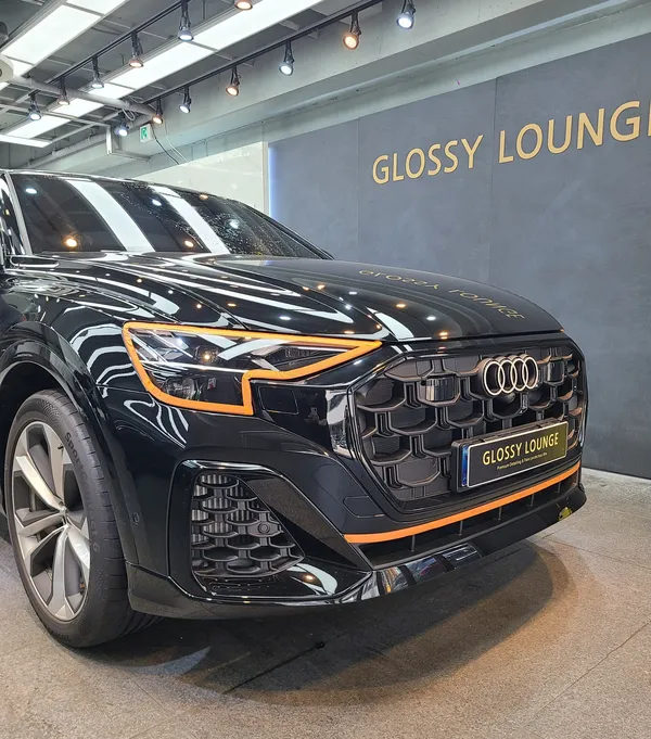 Audi Q8のガラスコーティング事例｜韓国での再施工 写真