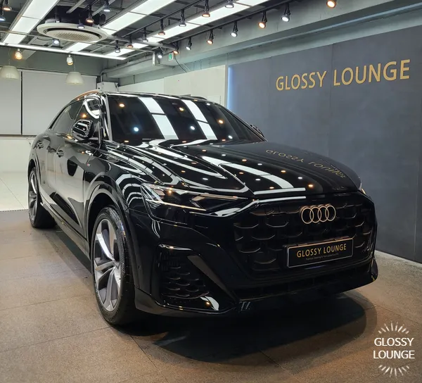 Audi Q8のガラスコーティング事例|韓国での再施工 施工写真 3-3