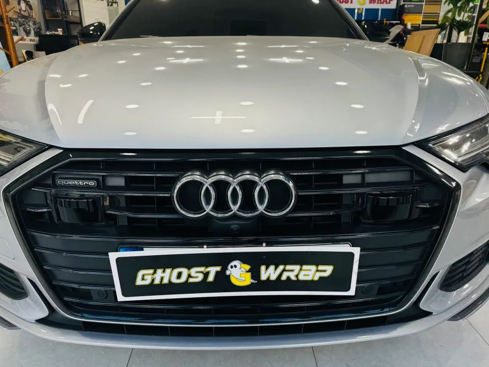 Audi A6 カーラッピング事例｜費用目安・仕上がり 施工写真 3-1