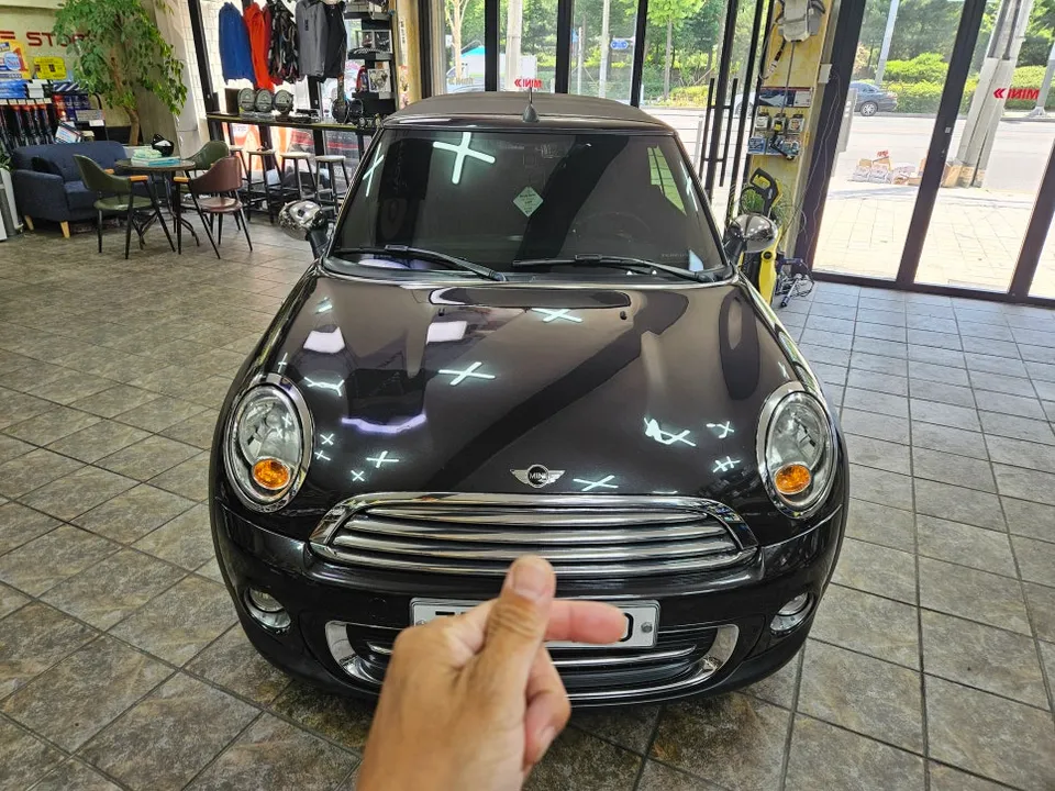 BMW MINI Cooper lighting upgrade installation result