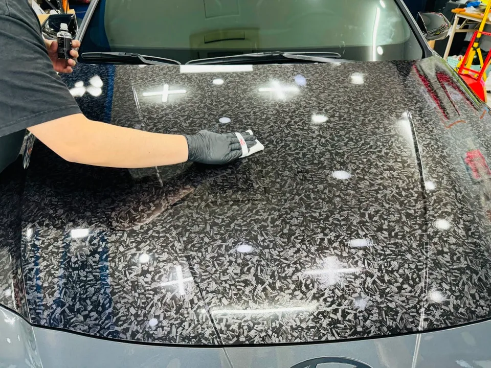 Hyundai Elantra Nのカーラッピング事例|費用目安・仕上がり 施工写真 4-2
