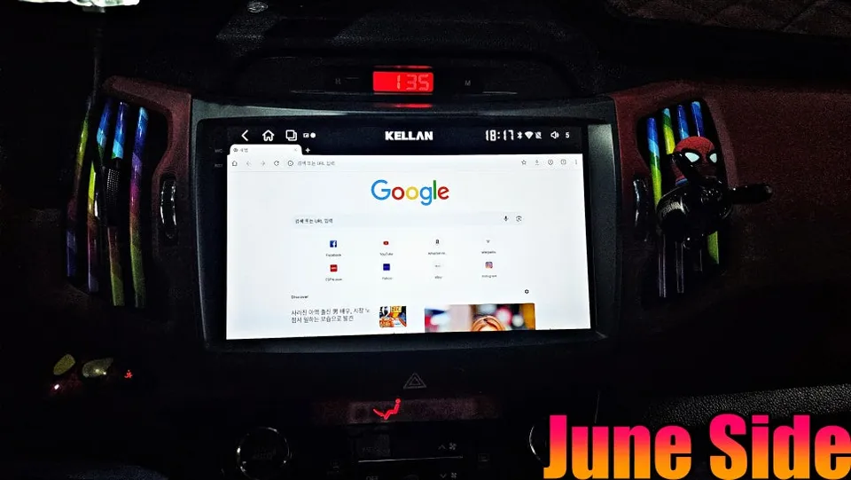 Kia Sportage RのAndroid Auto・CarPlay取付事例 施工写真 5