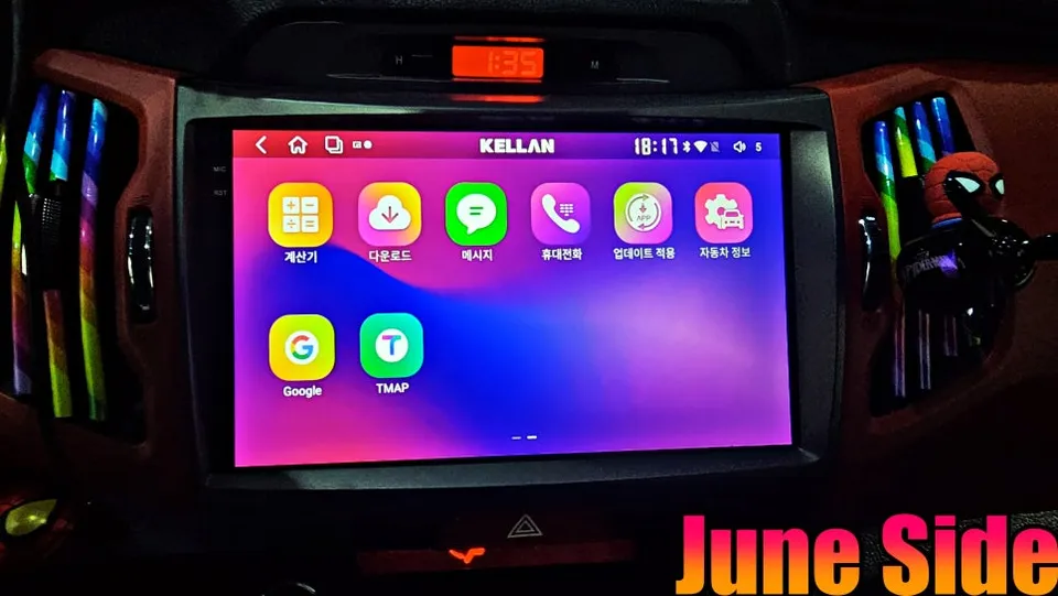Kia Sportage RのAndroid Auto・CarPlay取付事例 施工写真 6