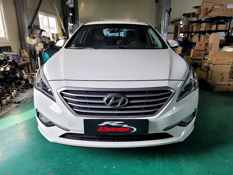 Hyundai Sonata suspension upgrade installation result