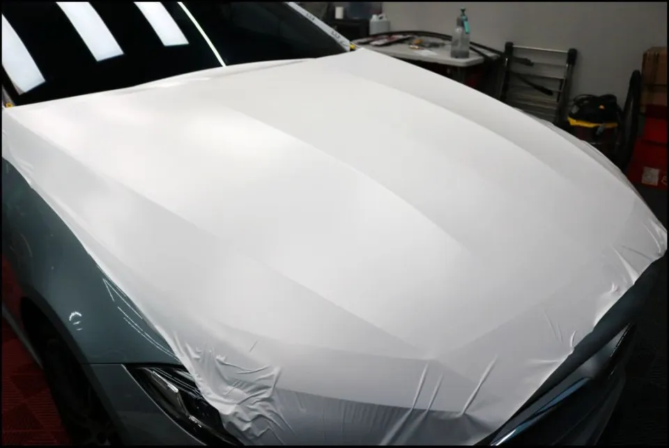 Mercedes-Benz CLS vinyl wrap - Mercedes-Benz CLS Vinyl Wrap Review — Satin White Full Wrap photo 5