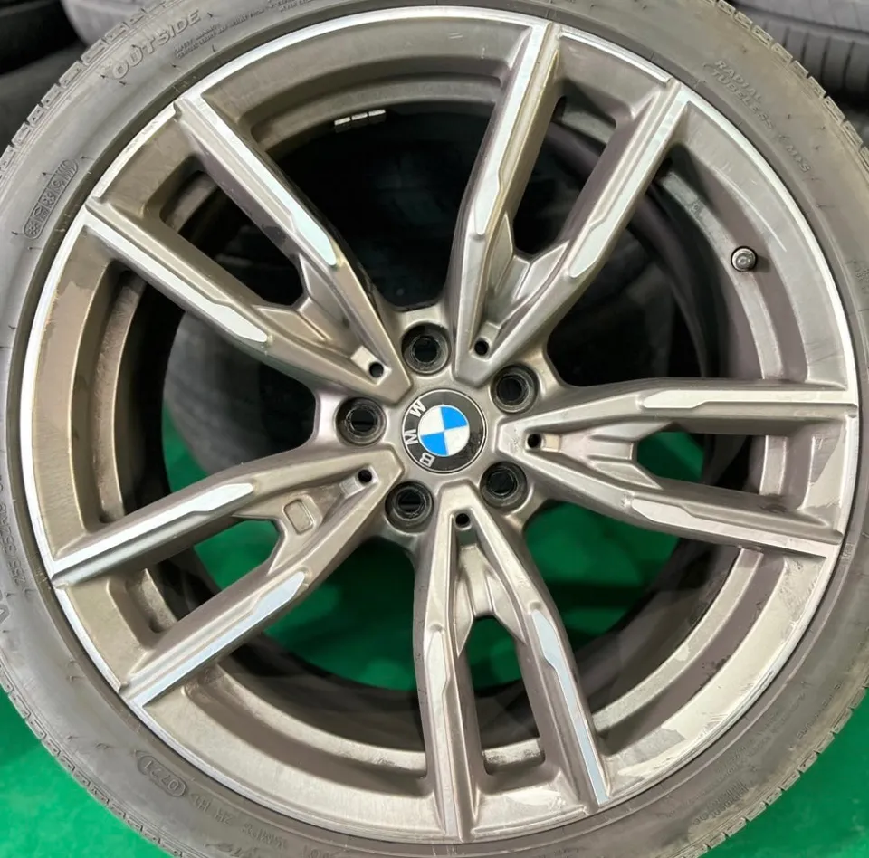 BMW 3 Series wheel repair - BMW 3 Series Wheel Repair Review - Matte Black Finish photo 3
