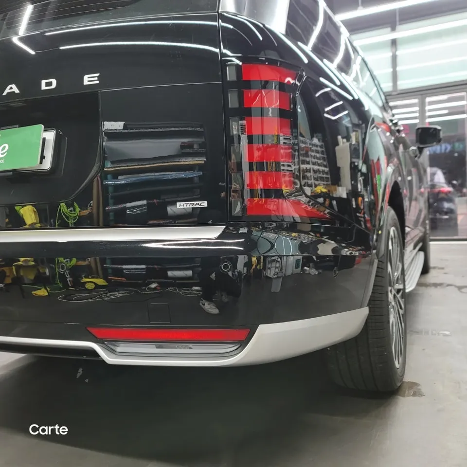 Hyundai Palisade LX3のカーラッピング事例｜クローム除去 施工写真 1-3
