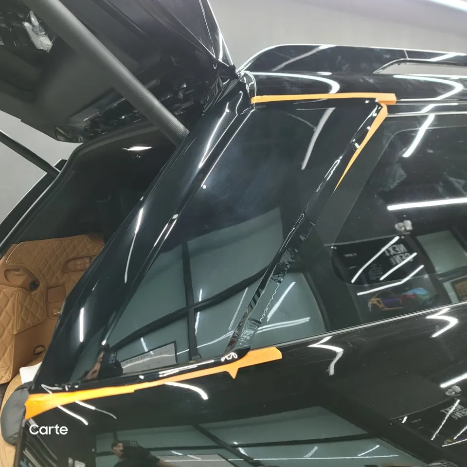 Hyundai Palisade LX3のカーラッピング事例｜クローム除去 施工写真 3-3