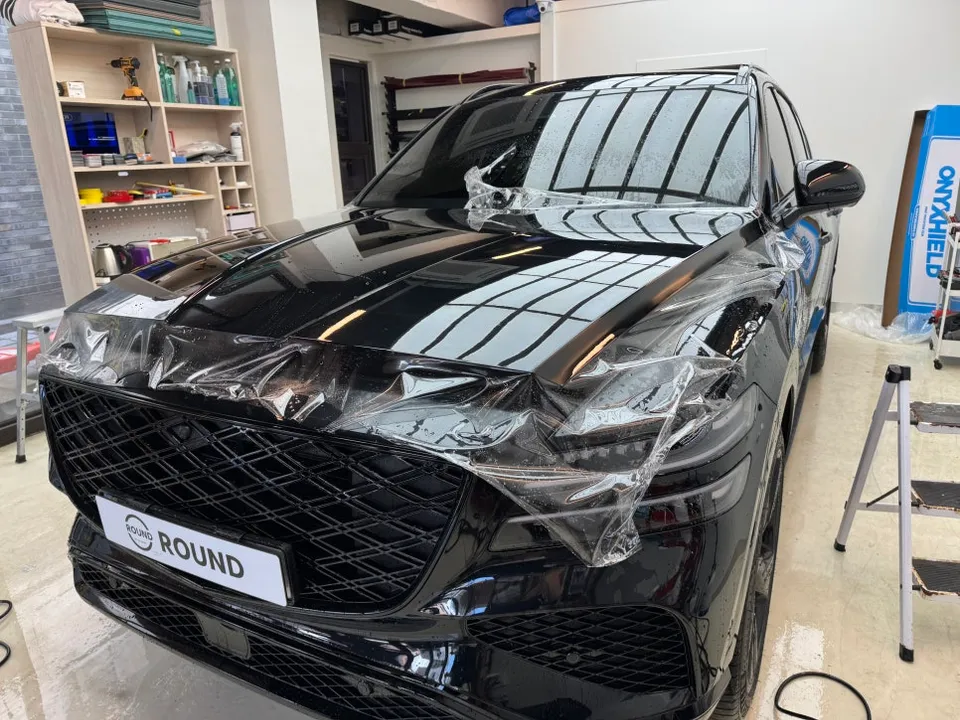 Genesis GV80 PPF施工事例|費用目安と仕上がり 施工写真 1-2
