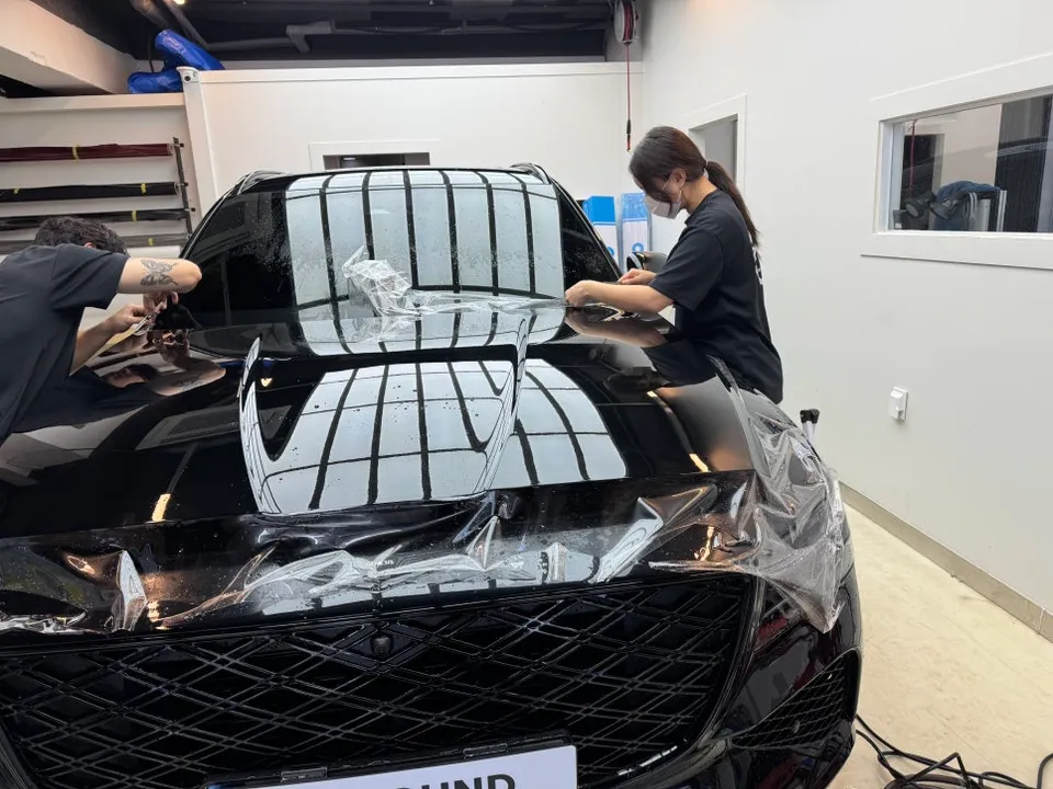 Genesis GV80 PPF施工事例|費用目安と仕上がり 施工写真 3-2