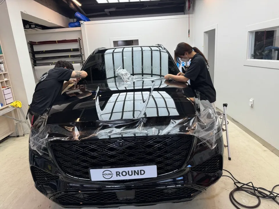 Genesis GV80 PPF施工事例|費用目安と仕上がり 施工写真 1-3