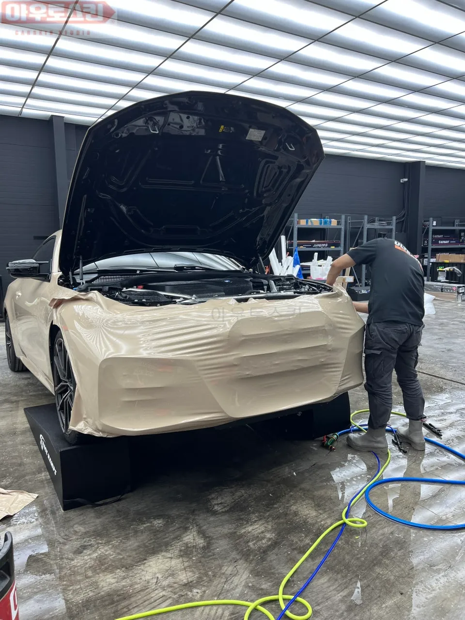 BMW 4 SeriesのPPF施工事例 施工写真 2-2