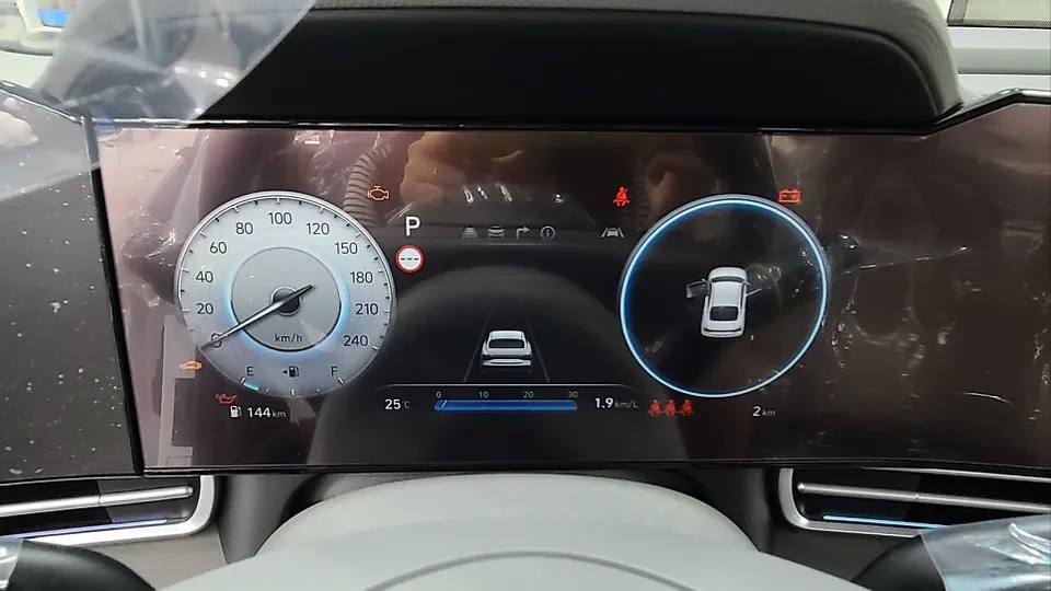 Hyundai Elantraのドライブレコーダー取付事例 施工写真 2-2