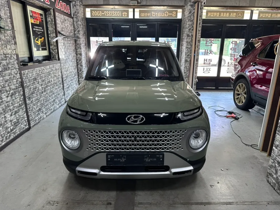 Hyundai Casperのカーラッピング事例 写真