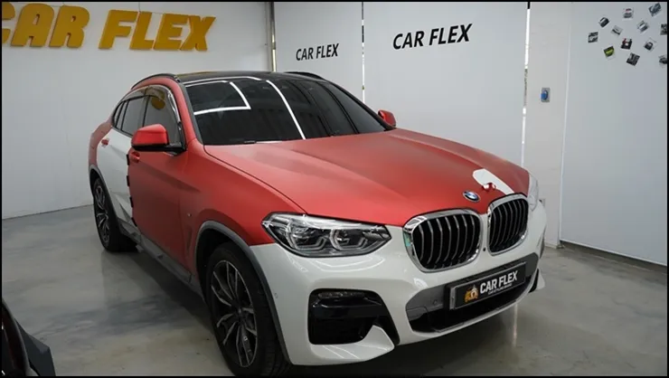 BMW X4 30d vinyl wrap - BMW X4 30d Vinyl Wrap Review: Satin Dark Grey Transformation photo 3