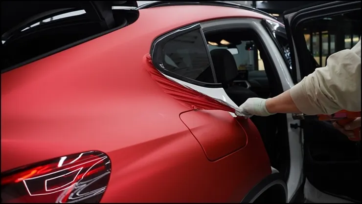 BMW X4 30d vinyl wrap - BMW X4 30d Vinyl Wrap Review: Satin Dark Grey Transformation photo 7
