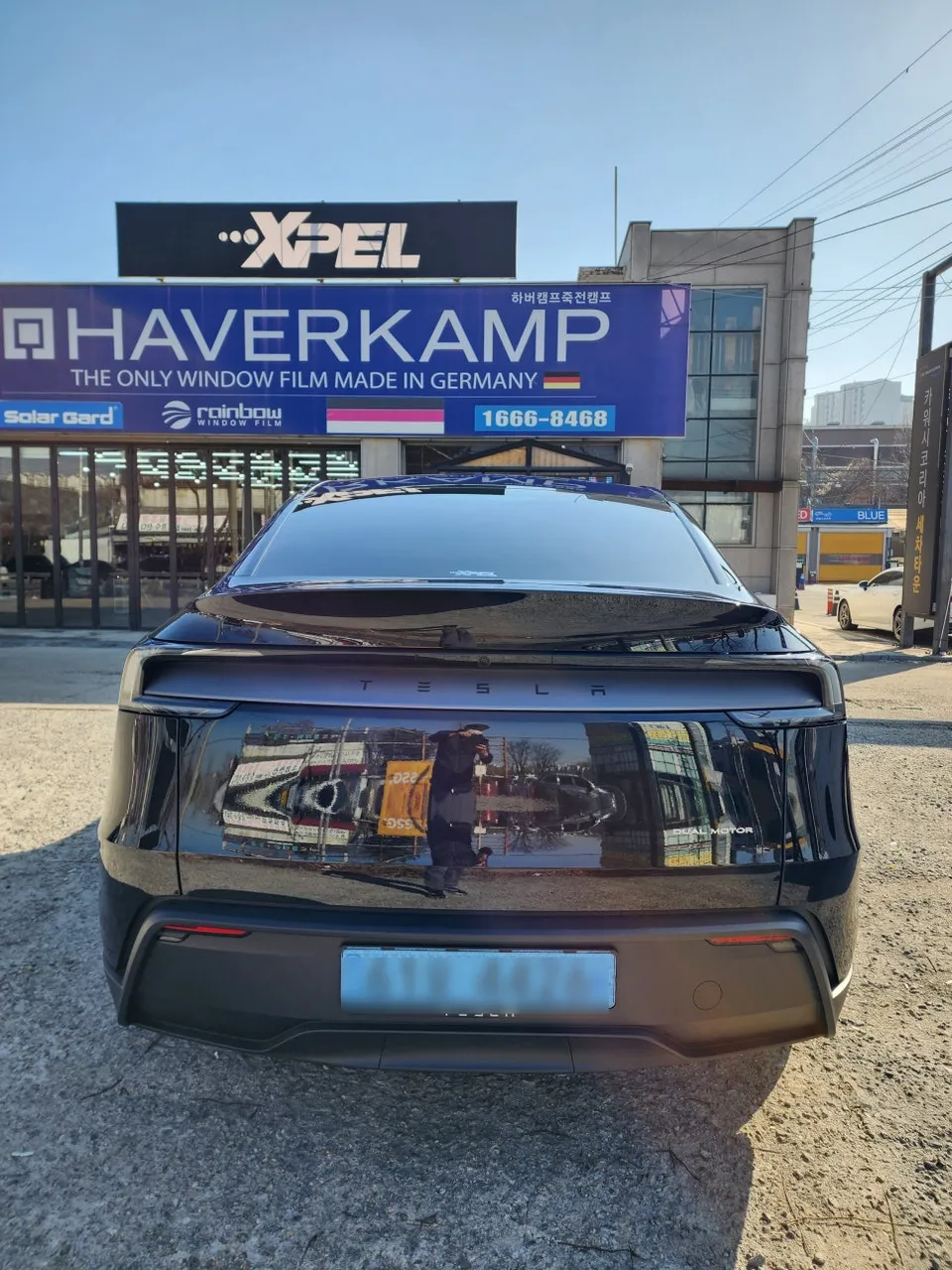 Tesla Model YのPPF施工事例 施工写真 4-2