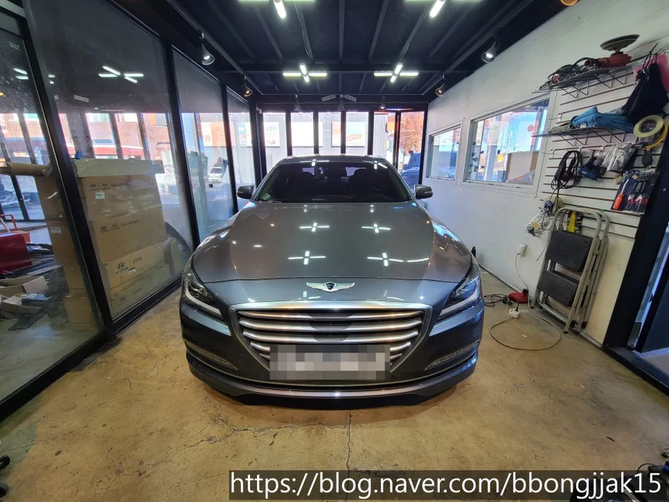 Hyundai Genesis DH steering wheel installation result
