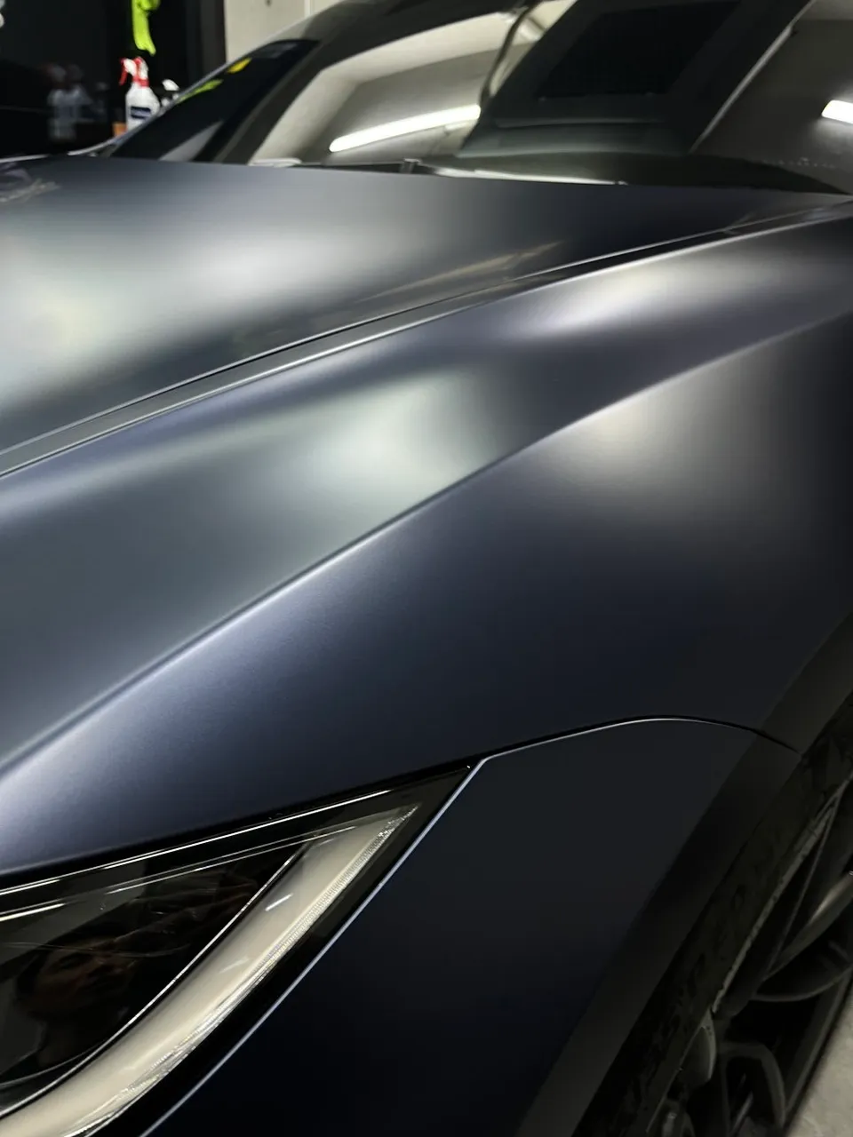 TeslaのPPF施工事例 施工写真 3-2