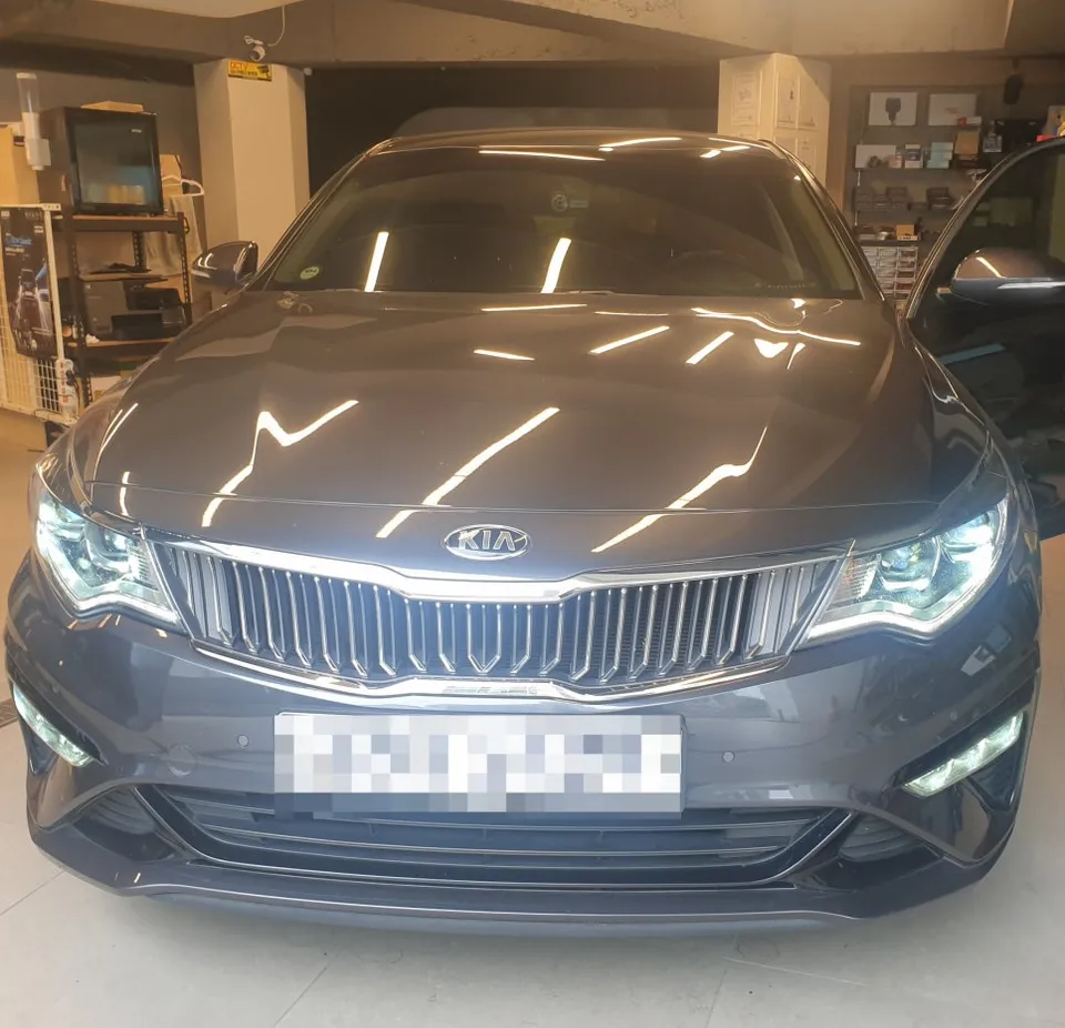Kia K5 body repair installation result