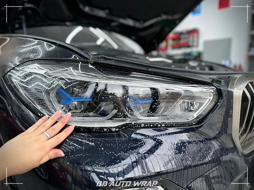 BMW X5 G05 ヘッドライトPPF施工事例｜費用目安・仕上がり 施工写真 2-2