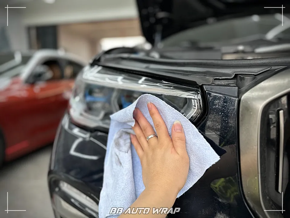BMW X5 G05 ヘッドライトPPF施工事例｜費用目安・仕上がり 施工写真 3-2