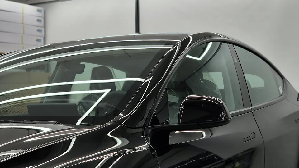Tesla Model YのPPF施工事例 施工写真 2-2