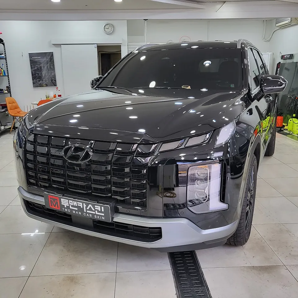 Hyundai Palisade vinyl wrap - Hyundai Palisade Vinyl Wrap Review: Gloss Black photo 4