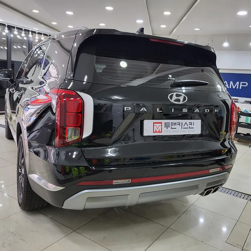 Hyundai Palisade vinyl wrap - Hyundai Palisade Vinyl Wrap Review: Gloss Black photo 5