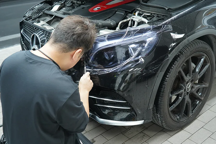 Mercedes-Benz GLC 43AMG ppf - Mercedes-Benz GLC 43AMG PPF Headlight Review — Protection + Style photo 6