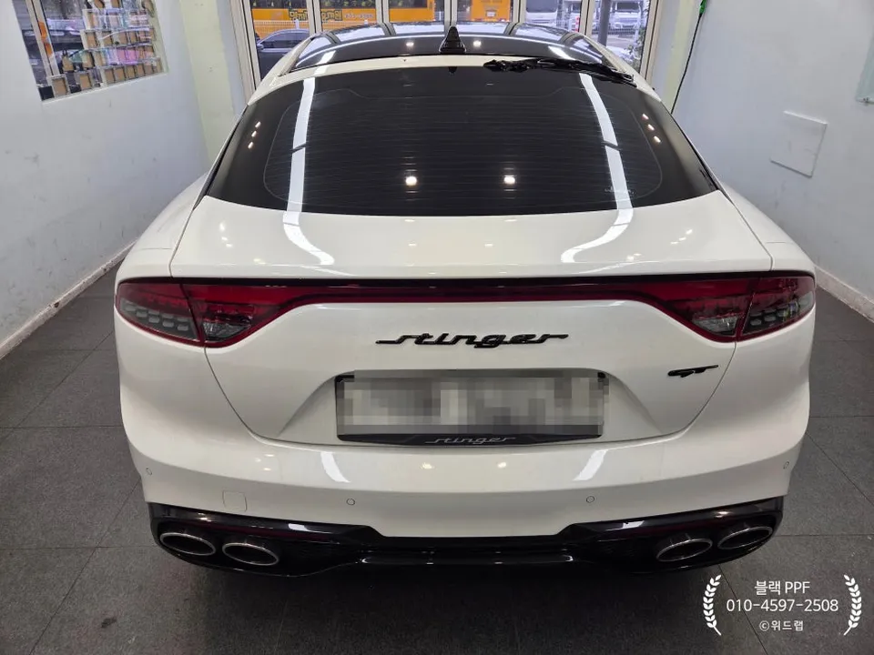 Kia Stinger PPF施工事例｜費用目安と仕上がり 施工写真 2-3