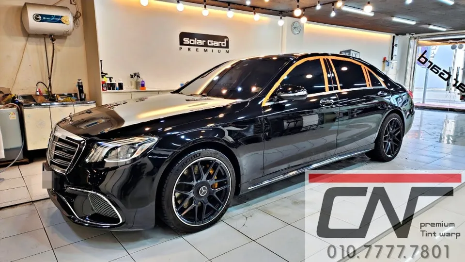 Mercedes-Benz S-Class W222のガラスコーティング事例|費用目安・仕上がり 施工写真 1-2