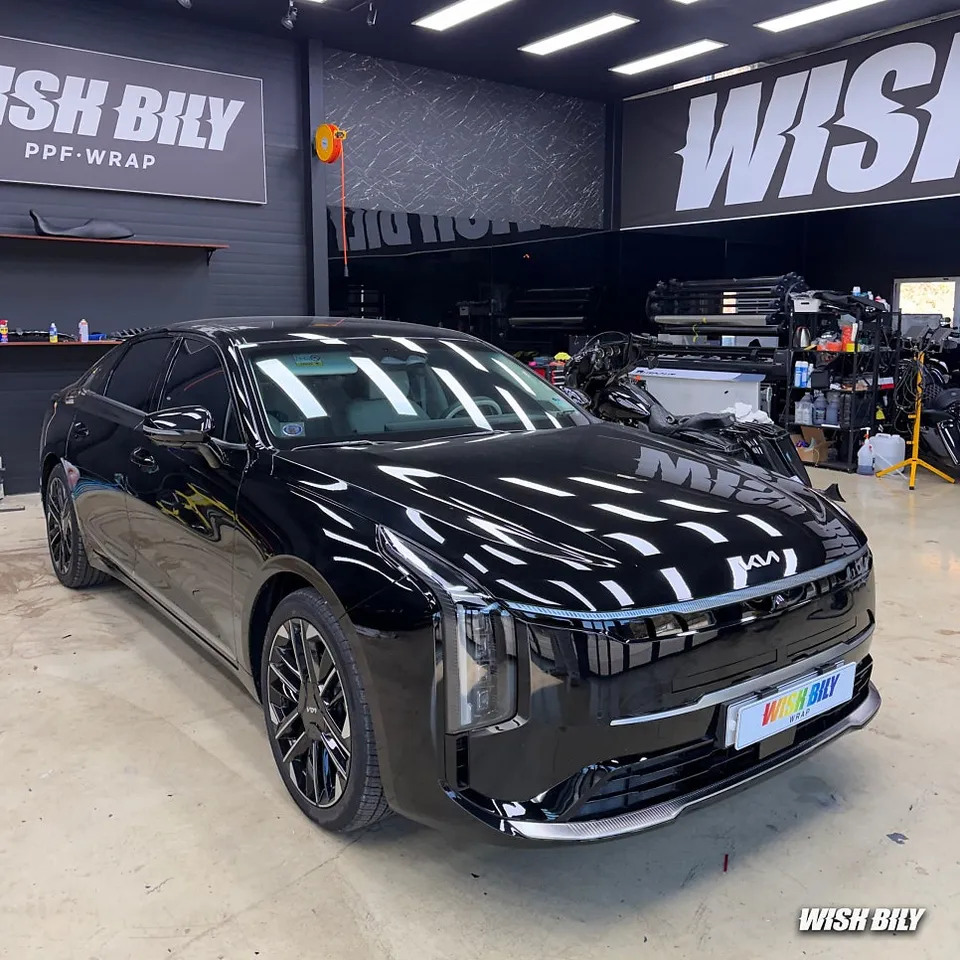 Kia K8 PPF & Chrome Delete Review: All-Black Aesthetic photo 2