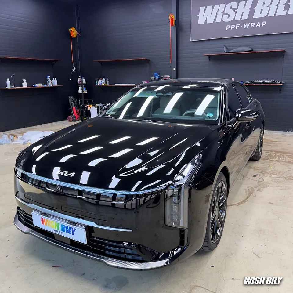 Kia K8 ppf - Kia K8 PPF & Chrome Delete Review: All-Black Aesthetic photo 3