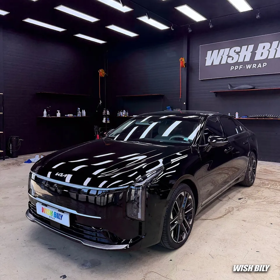 Kia K8 ppf - Kia K8 PPF & Chrome Delete Review: All-Black Aesthetic photo 4
