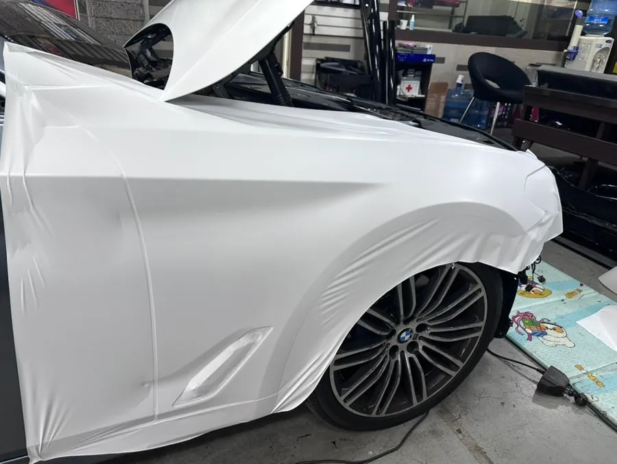 BMW 5 Series G30のカーラッピング事例 施工写真 5