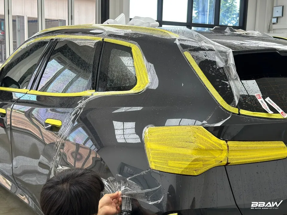 BMW X3 G01のPPF施工事例 施工写真 3-2