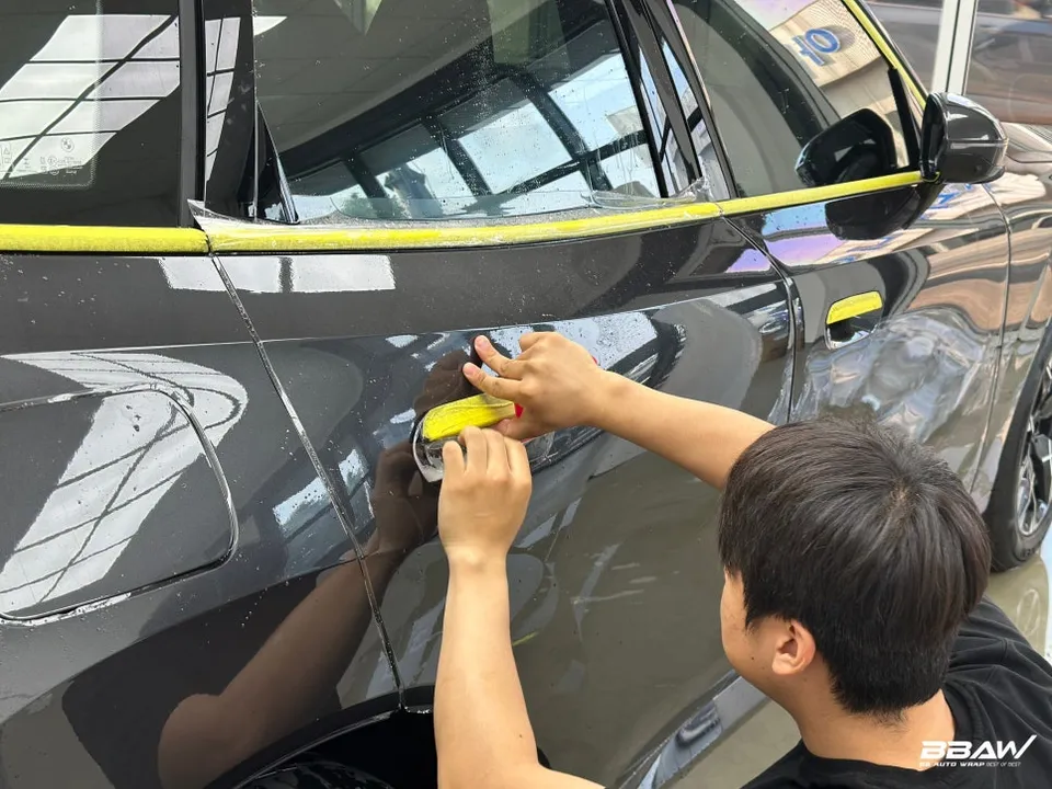 BMW X3 G01のPPF施工事例 施工写真 1-3