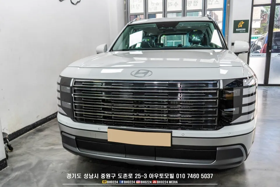Hyundai Palisadeのカーフィルム施工事例｜費用目安・仕上がり 施工写真 1-1