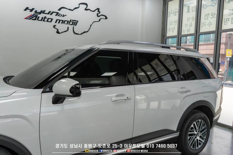 Hyundai Palisadeのカーフィルム施工事例｜費用目安・仕上がり 施工写真 2-1