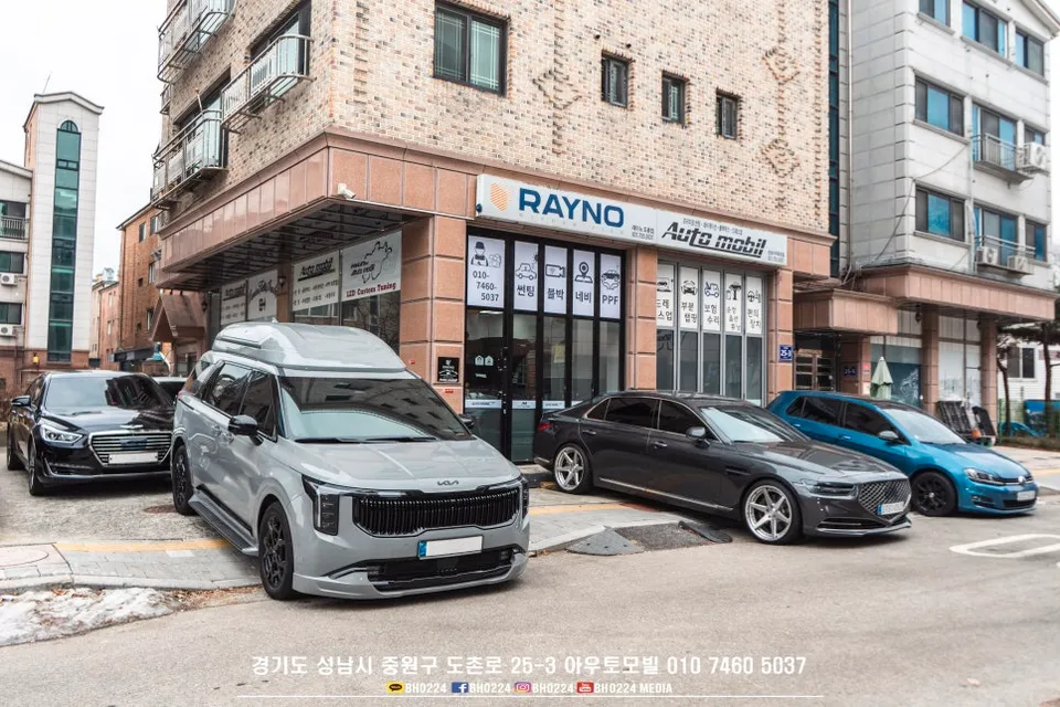 Hyundai Palisadeのカーフィルム施工事例｜費用目安・仕上がり 施工写真 1-3