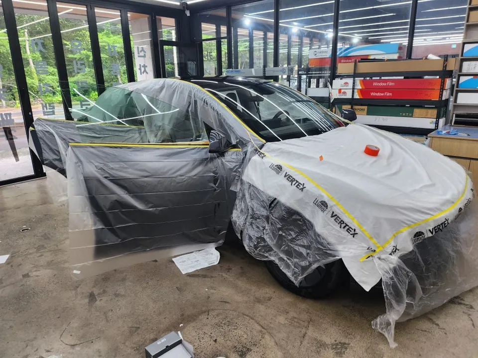 Tesla Model Y PPF施工事例|費用目安と仕上がり 施工写真 3-3