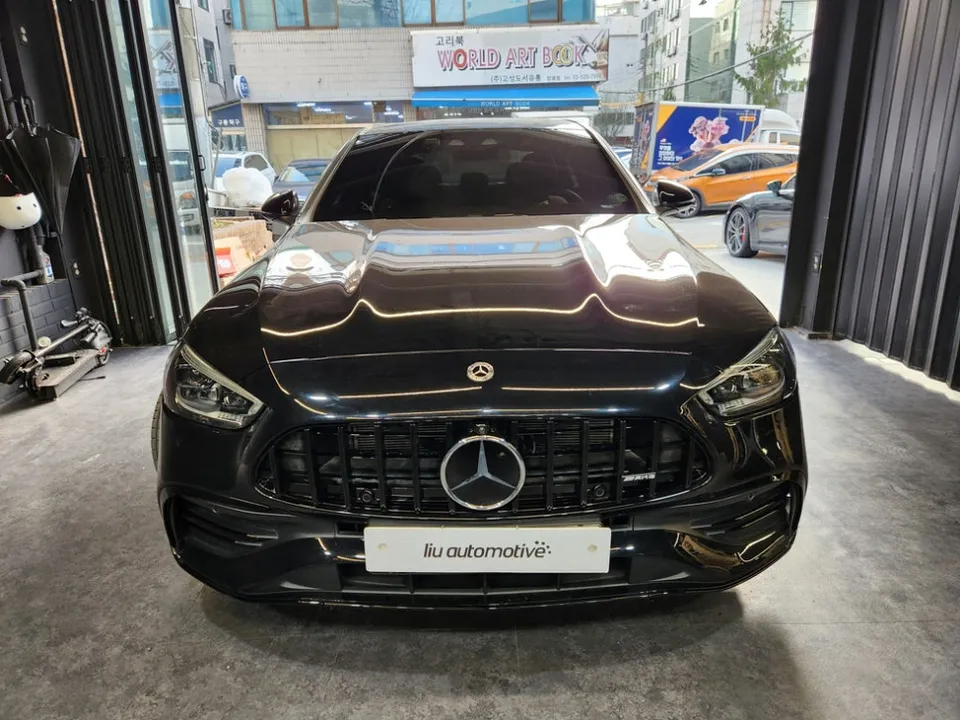 Mercedes-Benz Cクラス PPF施工事例|費用目安・仕上がり 施工写真 1-3