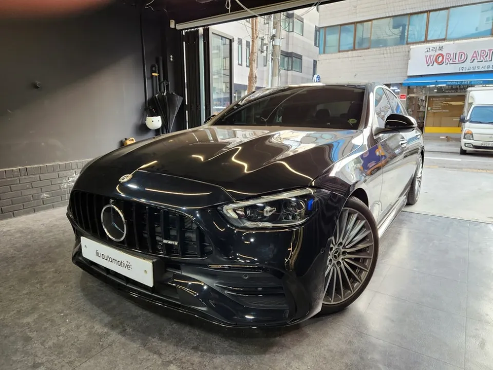 Mercedes-Benz Cクラス PPF施工事例|費用目安・仕上がり 施工写真 2-3