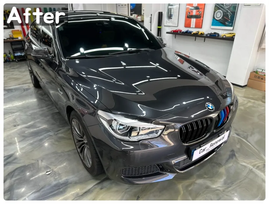 BMW 6 Series GTのカーラッピング事例｜費用目安・仕上がり 施工写真 1-2