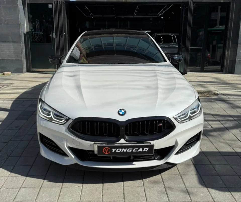 BMW 8 Seriesのカーラッピング事例|高級感ある仕上がり 施工写真 1-1