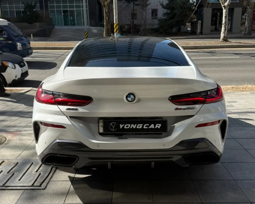 BMW 8 Seriesのカーラッピング事例|高級感ある仕上がり 施工写真 1-2