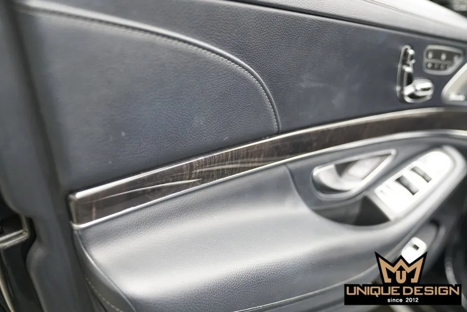Mercedes-Benz S-Class W222 vinyl wrap - Mercedes-Benz S-Class W222 Vinyl Wrap Review — Interior Transform photo 5
