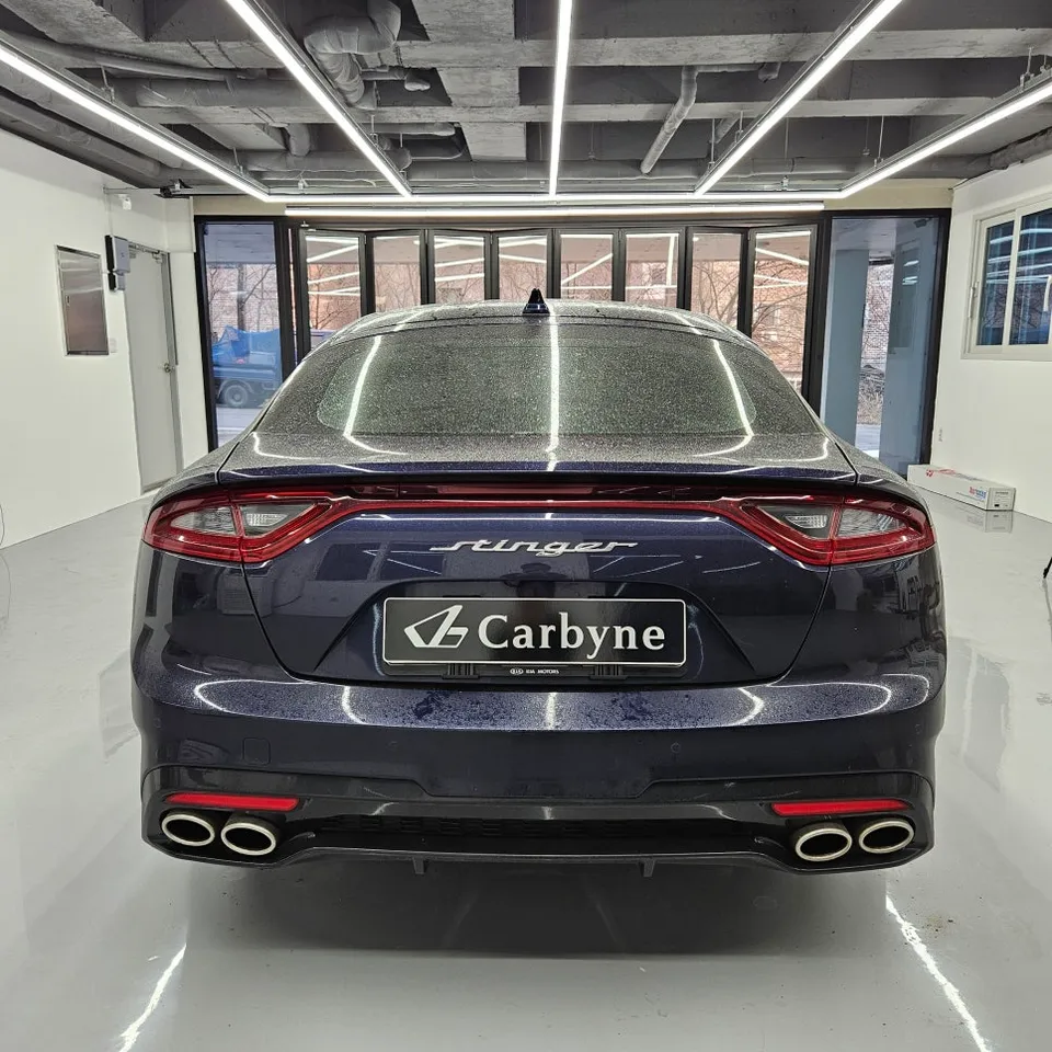 Kia Stingerのカーラッピング事例 施工写真 3