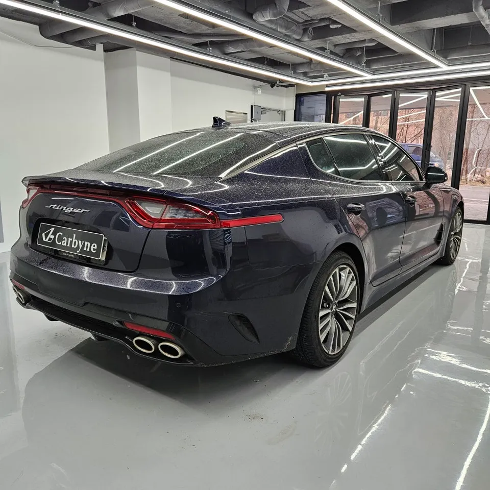 Kia Stingerのカーラッピング事例 施工写真 4